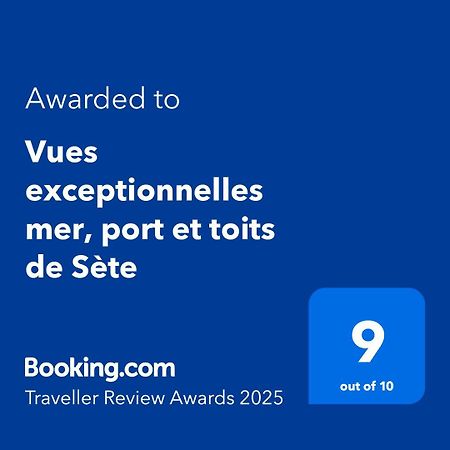 Vues Exceptionnelles Mer, Port Et Toits De Сет Экстерьер фото